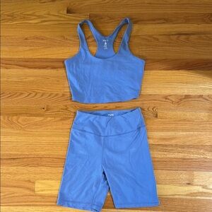 MATE the Label Organic Stretch Racer Tank and Shorts
